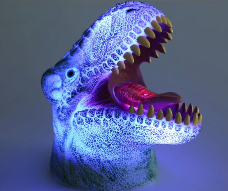 T-rex Multiple Color Light Up Night Light