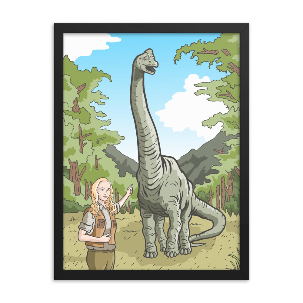Finding My Brachiosaurus Poster