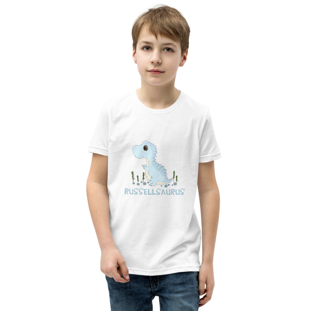 Nameasaurus Kids Personalized Dinosaur T-Shirt
