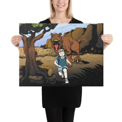 Dinosaurs & Me Personalized Canvas