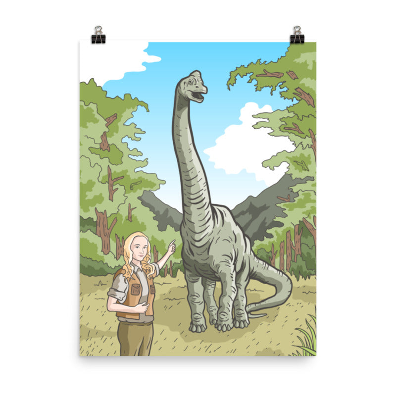 Finding My Brachiosaurus Poster