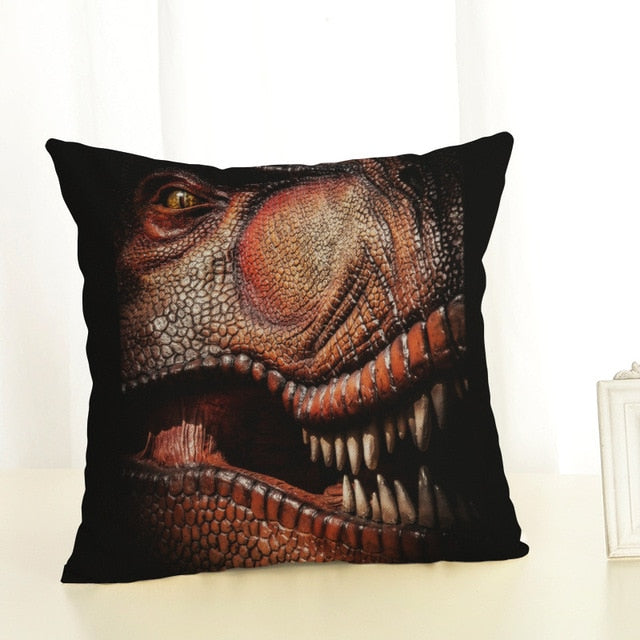 T-Rex Head Photo Pillow Case Covers