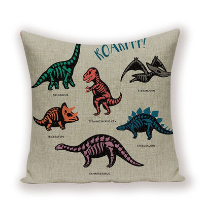 Pattern Dinosaur Comfortable Cushion Pillows