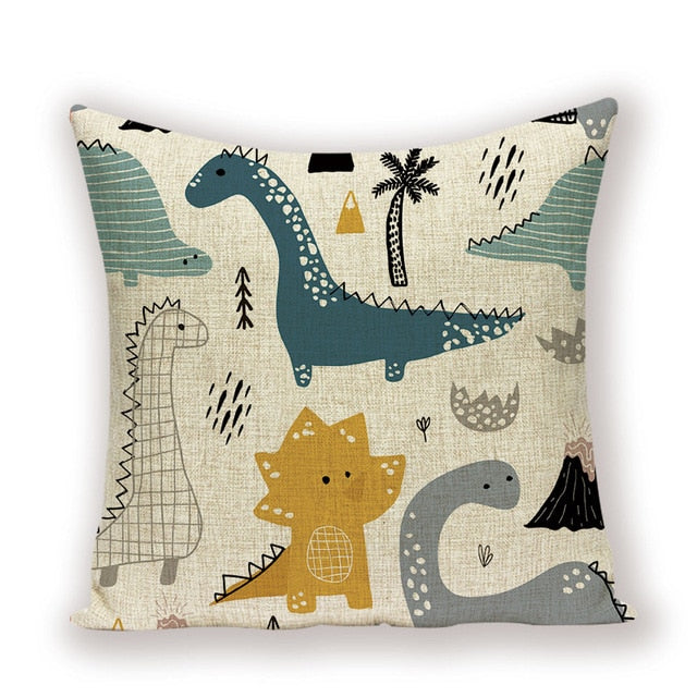 Pattern Dinosaur Comfortable Cushion Pillows