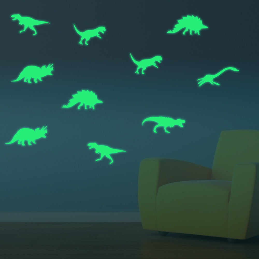 Glow in Dark Dinosaurs Stickers For Bedroom