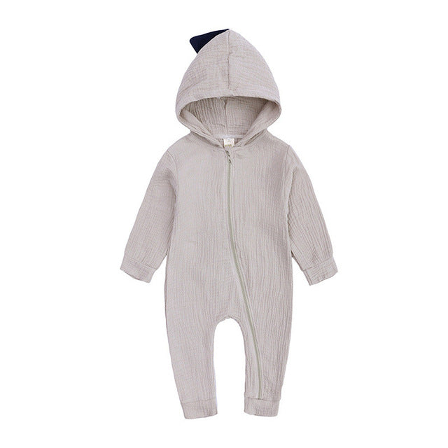 Adorable Toddler Dinosaur Coverall One Piece Jumpsuit
