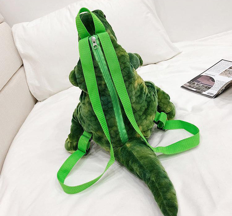 Plush Dinosaur Backpack