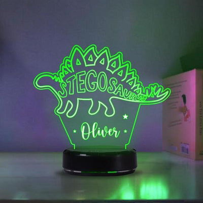 Personalized Acrylic Dinosaur Night Light™
