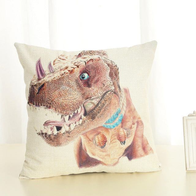 Cute T-rex Small Arm Pillow Case Cover