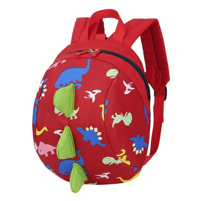 Dinosaurs Pattern Backpack with Orange/Green Tips – DinoFanatics