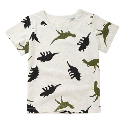 Prehistoric Dinosaurs Pattern Children T-Shirt