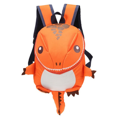Soft Plush Dinosaur Waterproof Backpack with Tail
